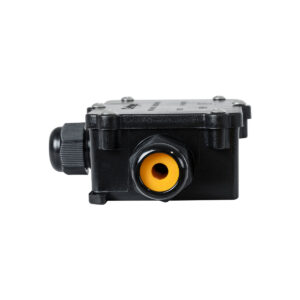 GloboStar® FAST-CONNECT 69922 Τριπλό Υ Αδιάβροχο IP68 Κυτίο Ταχείας Σύνδεσης & Διακλάδωσης Καλωδίων – 3 x Είσοδοι – Εσωτερική Τριπλή Κλέμα με Συμβατή Διατομή Καλωδίων 3 x 0.5mm² έως 3 x 2.5mm² – 450V 41A Max – Μ14 x Π9.5 x Υ4cm – Μαύρο – 5 Years Warranty