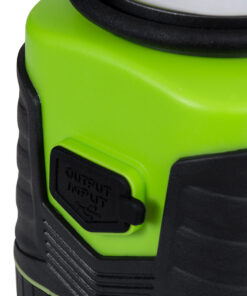 GloboStar® 69930 Αυτόνομο Επαναφορτιζόμενο Φανάρι Camping LED 10W με Εναλλαγή Χρωμάτων & Επαναφορτιζόμενη Μπαταρία 18650 4400mAh Li-ion – Power Bank – Αδιάβροχο IP54 Θερμό Λευκό 2700K – Ψυχρό Λευκό 6000K Μ18.5 x Π9 x Υ9cm