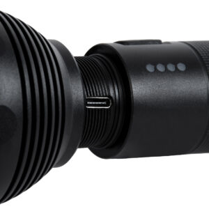 GloboStar® 69934 EXTREME Φορητός Φακός LED CREE XHP50 20W 2000lm με 3 Modes & 1 x Επαναφορτιζόμενη Μπαταρία 18650 2200mAh Li-ion Αδιάβροχος IP54 Ψυχρό Λευκό 6000K Φ6 x Υ17.5cm