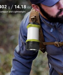 GloboStar® 69936 Φορητός Φακός Χειρός Κάμπινγκ LED Osram 10W με Επαναφορτιζόμενη Μπαταρία 2600mAh & Καλώδιο Φόρτισης USB – CCT – Θερμό Λευκό 2700K – Φυσικό Λευκό 4500K – Ψυχρό Λευκό 6000K & Κόκκινο – Φ10 x Υ17cm