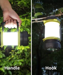 GloboStar® 69936 Φορητός Φακός Χειρός Κάμπινγκ LED Osram 10W με Επαναφορτιζόμενη Μπαταρία 2600mAh & Καλώδιο Φόρτισης USB – CCT – Θερμό Λευκό 2700K – Φυσικό Λευκό 4500K – Ψυχρό Λευκό 6000K & Κόκκινο – Φ10 x Υ17cm