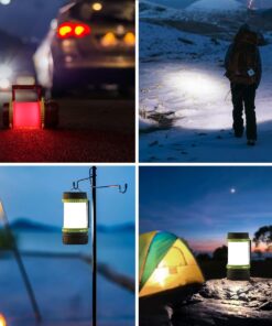 GloboStar® 69936 Φορητός Φακός Χειρός Κάμπινγκ LED Osram 10W με Επαναφορτιζόμενη Μπαταρία 2600mAh & Καλώδιο Φόρτισης USB – CCT – Θερμό Λευκό 2700K – Φυσικό Λευκό 4500K – Ψυχρό Λευκό 6000K & Κόκκινο – Φ10 x Υ17cm