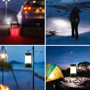 GloboStar® 69936 Φορητός Φακός Χειρός Κάμπινγκ LED Osram 10W με Επαναφορτιζόμενη Μπαταρία 2600mAh & Καλώδιο Φόρτισης USB – CCT – Θερμό Λευκό 2700K – Φυσικό Λευκό 4500K – Ψυχρό Λευκό 6000K & Κόκκινο – Φ10 x Υ17cm