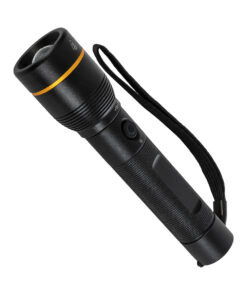 GloboStar® 69937 Φορητός Φακός Χειρός LED Osram 20W με Επαναφορτιζόμενη Μπαταρία 2200mAh & Καλώδιο Φόρτισης USB – Ψυχρό Λευκό 6000K – Φ3.5 x Υ15cm