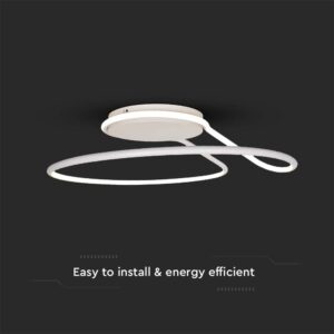 Φωτιστικό Οροφής LED 24W Λευκό V-TAC 2560lm Φυσικό Λευκό 4000K – 6997