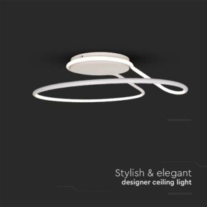 Φωτιστικό Οροφής LED 24W Λευκό V-TAC 2560lm Φυσικό Λευκό 4000K – 6997