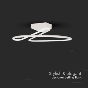 Φωτιστικό Οροφής LED 24W Λευκό V-TAC 2560lm Φυσικό Λευκό 4000K – 6998