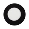 ΦΩΤΙΣΤΙΚΟ ΧΩΝΕΥΤΟ LED SLIM Φ85 3W 6500K ΜΑΥΡΟ PLUS EUROLAMP – 145-68620