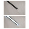 GloboStar® SURFACE-PROFILE 70810-3M Προφίλ Αλουμινίου – Βάση & Ψύκτρα Ταινίας LED με Μαύρο Φιμέ Κάλυμμα – Επιφανειακή Χρήση – Πατητό Κάλυμμα – Μαύρο – 3 Μέτρα – Πακέτο 5 Τεμαχίων – Μ300 x Π2.4 x Υ1.1cm