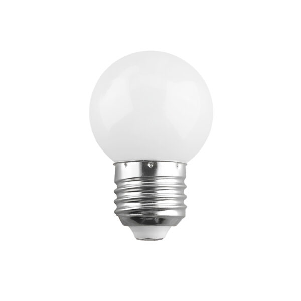 GloboStar® S-40005 Λάμπα LED E27 G45 Γλομπάκι 2W 130lm 260° AC 220-240V IP20 Φ4.5 x Υ6.9cm Ψυχρό Λευκό 6000K - 2 Χρόνια Εγγύηση