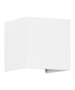 GloboStar® AXIS-S 60566 Φωτιστικό Τοίχου – Απλίκα Αρχιτεκτονικού Φωτισμού Εσωτερικού/Εξωτερικού Χώρου Up & Down LED 10W 1250lm 10 έως 60° AC 220-240V Αδιάβροχο IP65 Μ10 x Π10 x Υ10cm – Ψυχρό Λευκό 6000K – Λευκό – Bridgelux Chip – 3 Χρόνια Εγγύηση