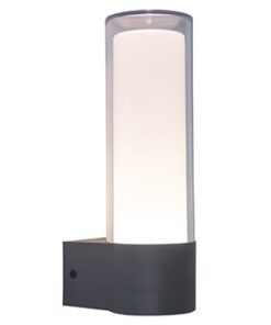 Lutec Dropa Επιτοίχιο Φωτιστικό Εξωτερικού Χώρου με Απομακρυσμένη Λειτουργία Connect Σκούρο Γκρι Χρώμα LED 500lm 2700-6500K&RGB IP44 – 5000501118