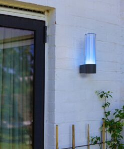 Lutec Dropa Επιτοίχιο Φωτιστικό Εξωτερικού Χώρου με Απομακρυσμένη Λειτουργία Connect Σκούρο Γκρι Χρώμα LED 500lm 2700-6500K&RGB IP44 – 5000501118