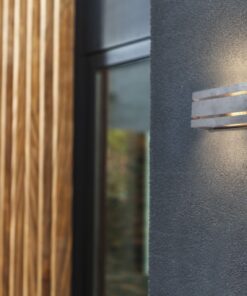 Lutec Vidar Επιτοίχιο Φωτιστικό Εξωτερικού Χώρου 1xE27 Γαλβανιζέ IP54 – 5011602461