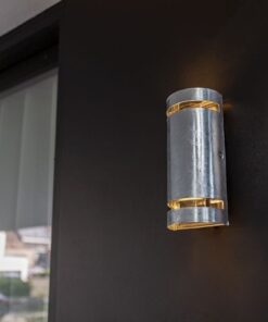 Lutec Ran Επιτοίχιο Φωτιστικό Βεράντας Χρωμίου 2xGU10 IP54 – 5011701461