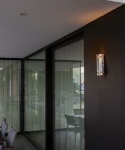 Lutec Ran Επιτοίχιο Φωτιστικό Βεράντας Χρωμίου 2xGU10 IP54 – 5011701461