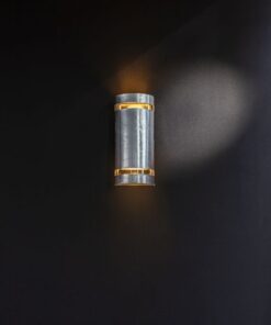 Lutec Ran Επιτοίχιο Φωτιστικό Βεράντας Χρωμίου 2xGU10 IP54 – 5011701461