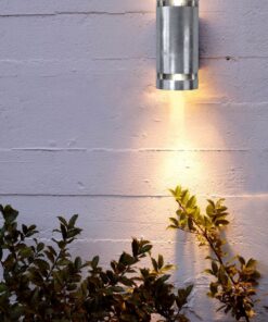 Lutec Ran Επιτοίχιο Φωτιστικό Βεράντας Χρωμίου 2xGU10 IP54 – 5011701461