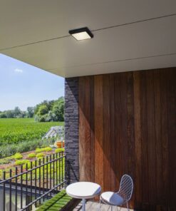 Lutec Helena Φωτιστικό Οροφής Εξωτερικού Χώρου Σκούρο Γκρι Χρώμα LED 1500lm 4000K IP54 – 5102101118