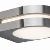 Lutec Fancy Επιτοίχιο Φωτιστικό Εξωτερικού Χώρου Inox LED 600lm 3000K IP54 – 5102501001