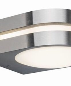 Lutec Fancy Επιτοίχιο Φωτιστικό Εξωτερικού Χώρου Inox LED 600lm 3000K IP54 – 5102501001