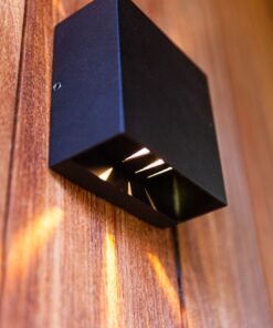 Lutec Gemini Επιτοίχιο Φωτιστικό Εξωτερικού Χώρου Beams Up&Down Σκούρο Γκρι 4000K LED 400lm 4000K – 5104005118