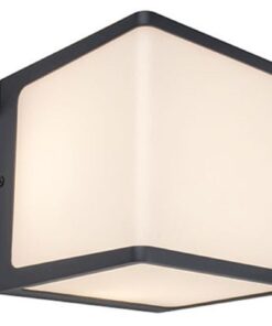 Lutec Doblo Επιτοίχιο Φωτιστικό Εξωτερικού Χώρου Σκούρο Γκρι Χρώμα LED 1600lm 3000K IP54 – 5105001125