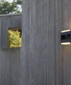 Lutec Conroy Φωτιστικό Τοίχου Βεράντας Σκούρο Γκρι Χρώματος Περιστρεφόμενο LED Dimmable 1200lm 3000K IP54 – 5107001118