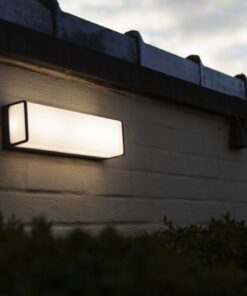 Lutec Doblo Επιτοίχιο Φωτιστικό Εξωτερικού Χώρου Light Long Σκούρο Γκρι LED 34W 2500lm 4000K IP54 – 5107401125