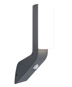 Lutec Bati Φωτιστικό Τοίχου Εξωτερικού Χώρου Led Με Ανιχνευτή Κίνησης Σκούρο Γκρι LED 1100lm 4000K IP54 – 5188602125