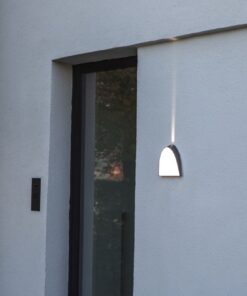 Lutec Apollo Φωτιστικό Τοίχου Εξωτερικού Χώρου Σκούρο Γκρι LED 800lm 3000K IP54 – 5188801118