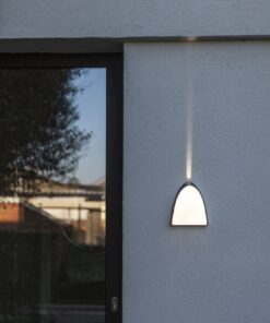 Lutec Apollo Φωτιστικό Τοίχου Εξωτερικού Χώρου Σκούρο Γκρι LED 800lm 3000K IP54 – 5188801118