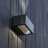 Lutec Gemini Φωτιστικό Τοίχου Εξωτερικού Χώρου Up&Down Inox LED 500lm 4000K IP54 – 5189103118