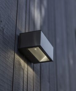 Lutec Gemini Φωτιστικό Τοίχου Εξωτερικού Χώρου Up&Down Inox LED 500lm 4000K IP54 – 5189103118