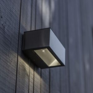 Lutec Gemini Φωτιστικό Τοίχου Εξωτερικού Χώρου Up&Down Inox LED 500lm 4000K IP54 – 5189103118