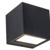 Lutec Gemini Mini Square Επιτοίχιο Φωτιστικό Εξωτερικού Χώρου Μαύρου Χρώματος LED 850lm 3000K IP54 – 5189125012