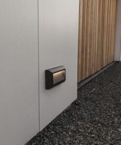 Lutec Helena Frame Εξωτερικού Χώρου Led Φωτιστικό Τοίχου Σκούρο Γκρι LED 400 lm IP54 4000K – 5191602118