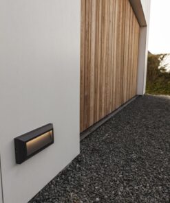 Lutec Helena Frame Εξωτερικού Χώρου Led Φωτιστικό Τοίχου Σκούρο Γκρι LED 400 lm IP54 4000K – 5191602118