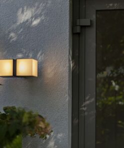 Lutec Cuba Επιτοίχιο Φωτιστικό Εξωτερικού Χώρου Led Μαύρου Χρώματος Περιστρεφόμενο LED 1000lm 3000K IP54 – 5193801012