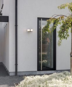 Lutec Cuba Φωτιστικό Τοίχου Εξωτερικού Χώρου Σκούρο Γκρι LED 1000lm 3000K IP54 – 5193801118