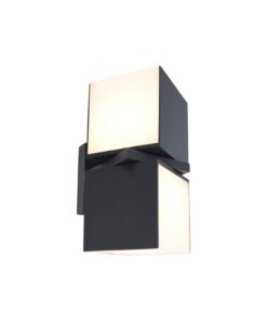 Lutec Cuba Φωτιστικό Τοίχου Εξωτερικού Χώρου Σκούρο Γκρι LED 1000lm 3000K IP54 – 5193801118