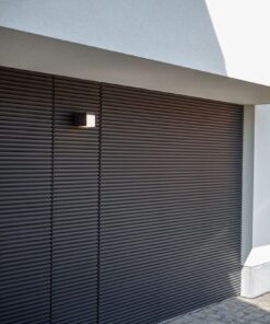 Lutec Cuba Επιτοίχιο Φωτιστικό Εξωτερικού Χώρου Μαύρου Χρώματος LED 600lm 3000K IP54 – 5193803012