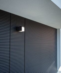 Lutec Cuba Φωτιστικό Τοίχου Εξωτερικού Χώρου Σκούρο Γκρι Περιστρεφόμενο LED 600lm 3000K IP54 – 5193803118