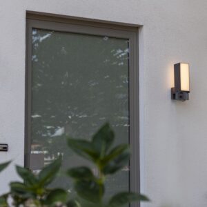 Lutec Cuba Επιτοίχιο Φωτιστικό Εξωτερικού Χώρου Led Με Camera Με Ανιχνευτή Κίνησης Σκούρο Γκρι Connect LED Dimmable 1000lm 2700-6500K IP44 – 5193812118