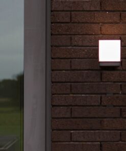 Lutec Cuba Επιτοίχιο Φωτιστικό Εξωτερικού Χώρου Σκούρο Γκρι Χρώμα Περιστρεφόμενο 4000K LED 600lm 4000K IP54 – 5193814118