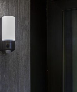 Lutec Pollux Επιτοίχιο Φωτιστικό Εξωτερικού Χώρου Με Camera Με Ανιχνευτή Κίνησης Με Ενδοεπικοινωνία Σκούρο Γκρι Χρώμα Connect LED Dimmable 1200lm 2700-6500K IP44 – 5196004118