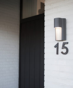 Lutec Urban Φωτιστικό Τοίχου Εξωτερικού Χώρου Σκούρο Γκρι GU10 IP54 – 5196501118