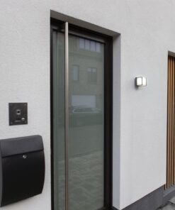 Lutec Telin Φωτιστικό Τοίχου Εξωτερικού Χώρου Σκούρο Γκρι LED 800lm 3000K IP54 – 5197002125