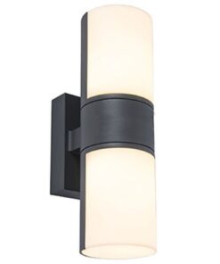 Lutec Cyra Φωτιστικό Τοίχου Εξωτερικού Χώρου Σκούρο Γκρι Περιστρεφόμενο LED 1000lm 3000K IP54 – 5198101118