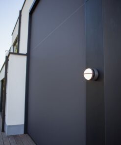 Lutec Eklips Φωτιστικό Τοίχου Εξωτερικού Χώρου Σκούρο Γκρι Περιστρεφόμενο LED 1000lm 3000K IP54 – 5199001118